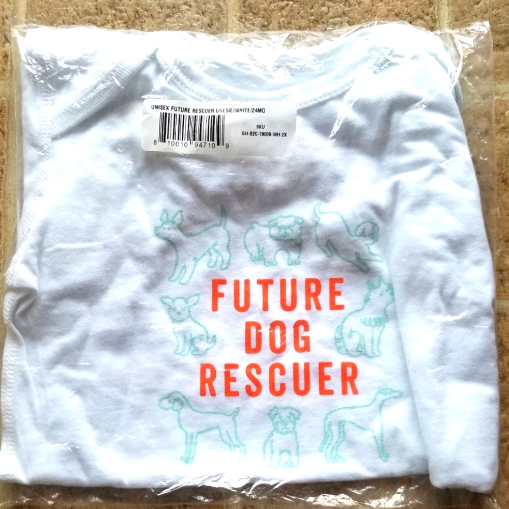 Future Dog Rescuer Onesie 24m